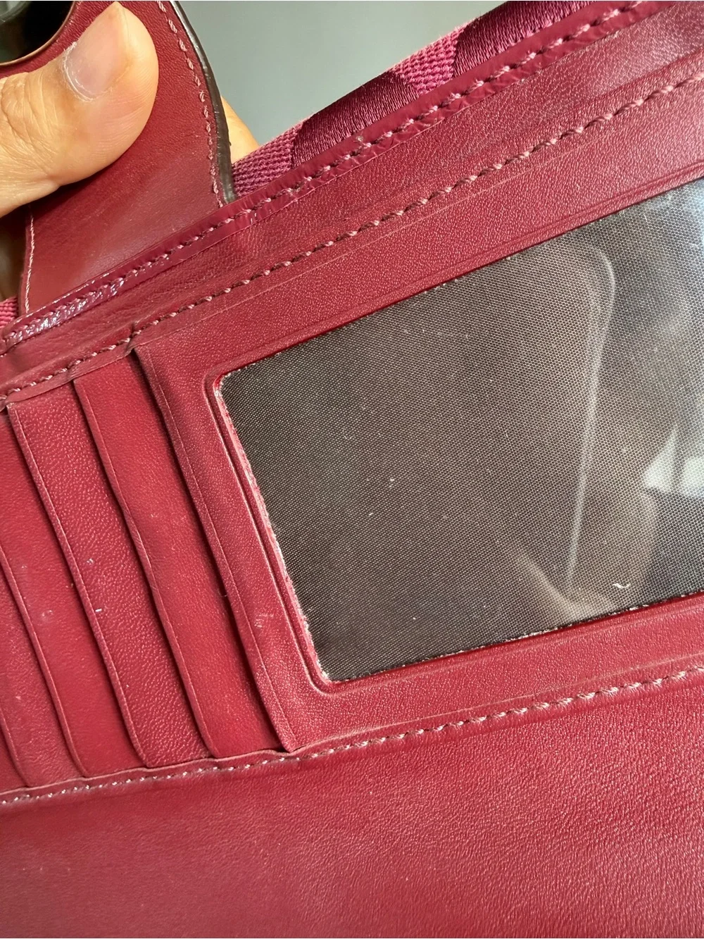Vintage Y2K Signature Canvas Long Turnlock Wallet